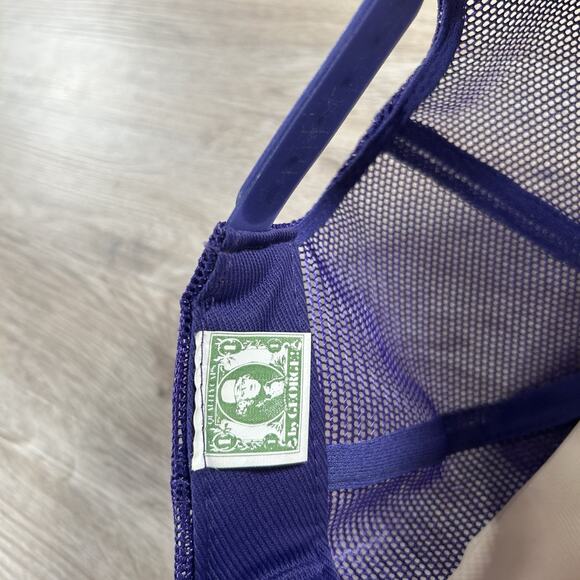 Vintage LSU Tigers Snapback Hat‎ College Purple Trucker Cap - Picture 3 of 8